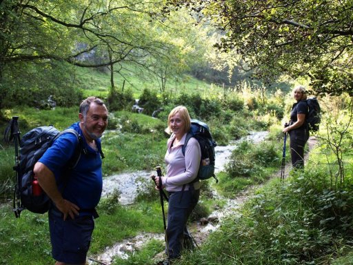 Malcom Campbell, Dee Marriott, Maggie Saxon, in Monk's Dale (White Peaks)